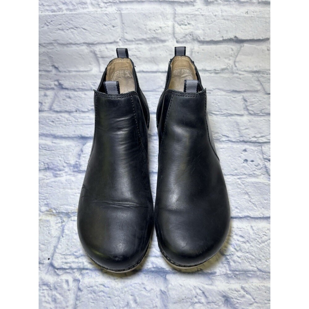 Dansko Women’s Becka Black Oiled Leather Pull-Up Boot, Size EU 39 / 8.5 - Picture 3 of 13